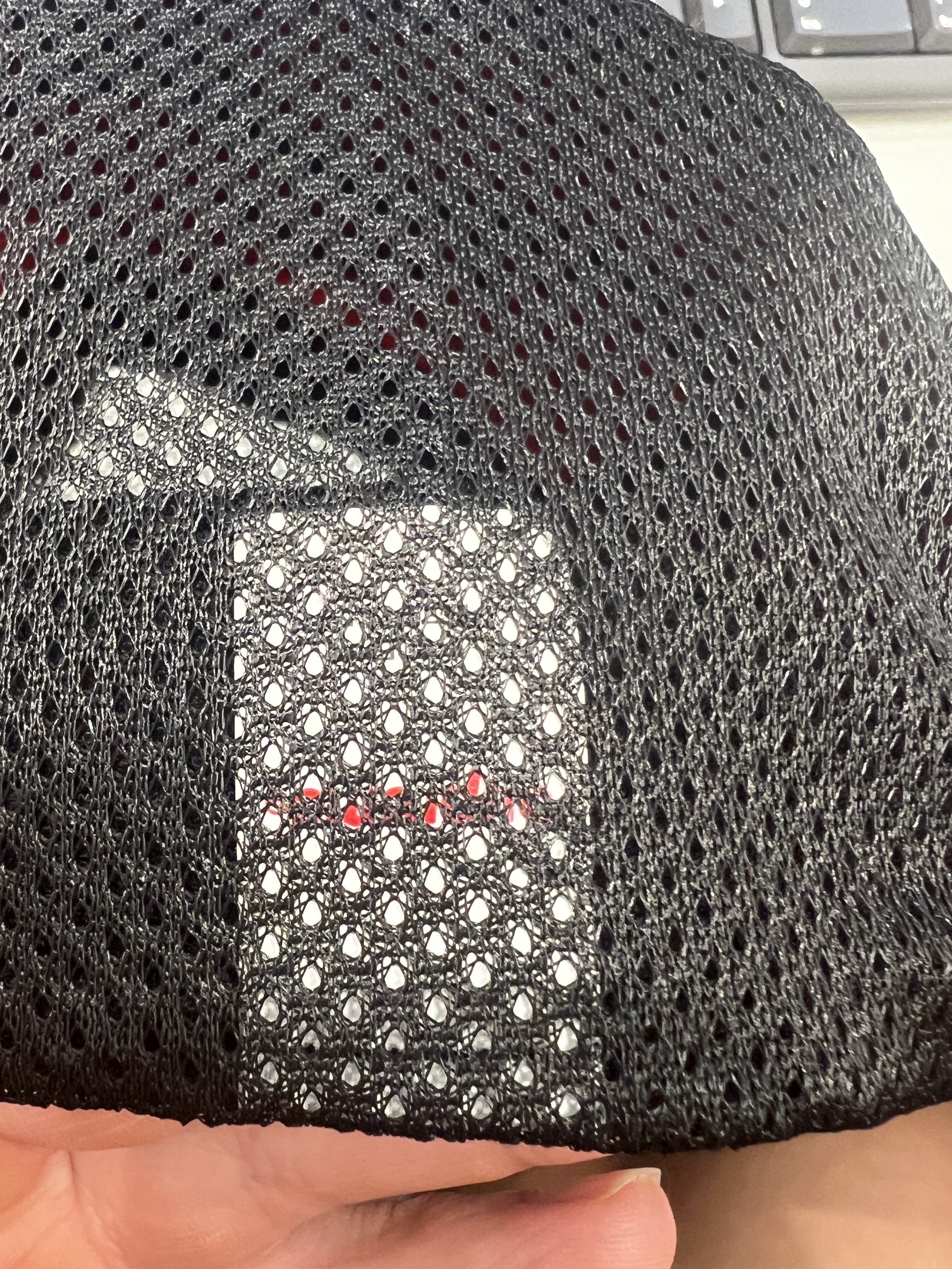 Supreme Side Mesh Camp Cap Cream - 25SS, Supreme Side Mesh Camp Cap Black - 25SS 착용 스타일