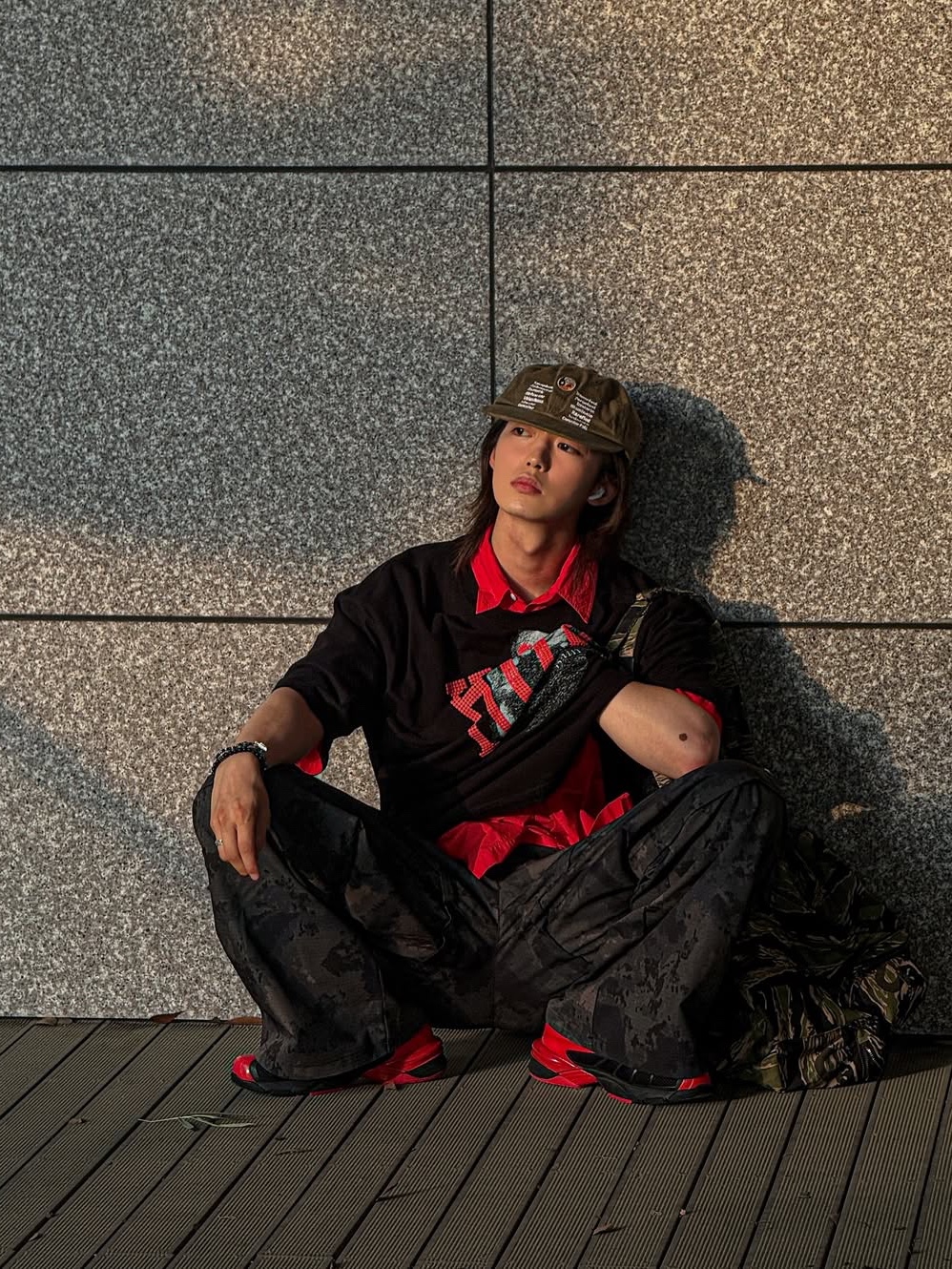 GRAILZ Pain Ends T-Shirts Black 착용 스타일 - 3