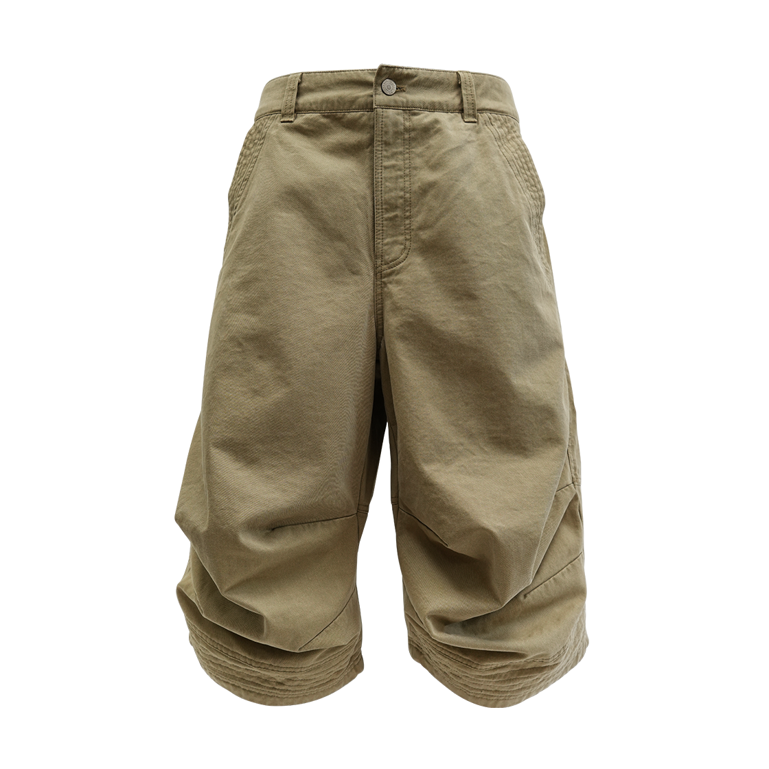 25029-9621-011-BE [더블적립]Farfromwhat Far Curved Knee Shorts Beige - #2