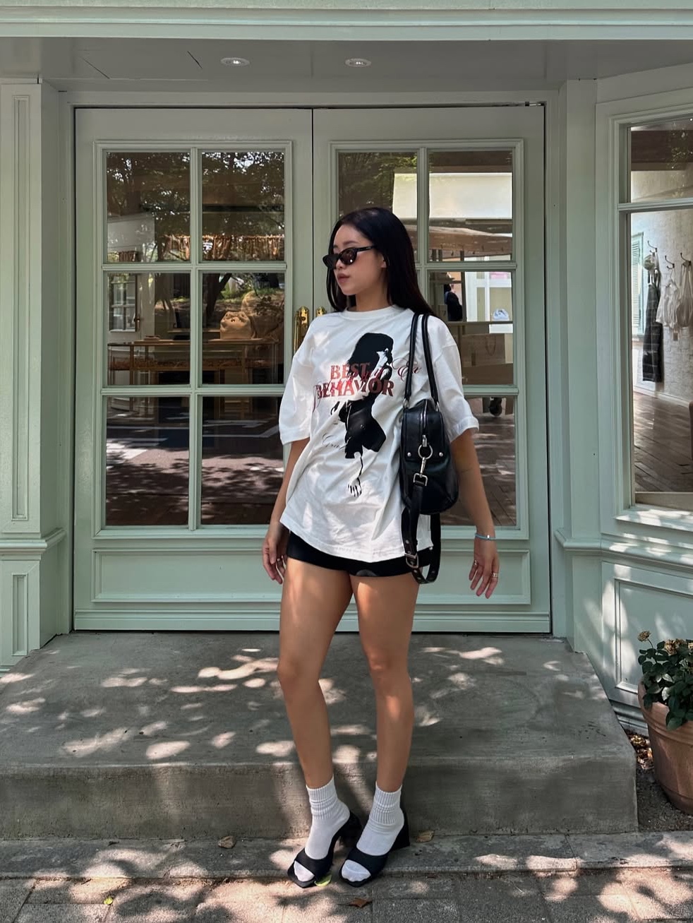 GRAILZ Behavior T-Shirts White 착용 스타일 - 3