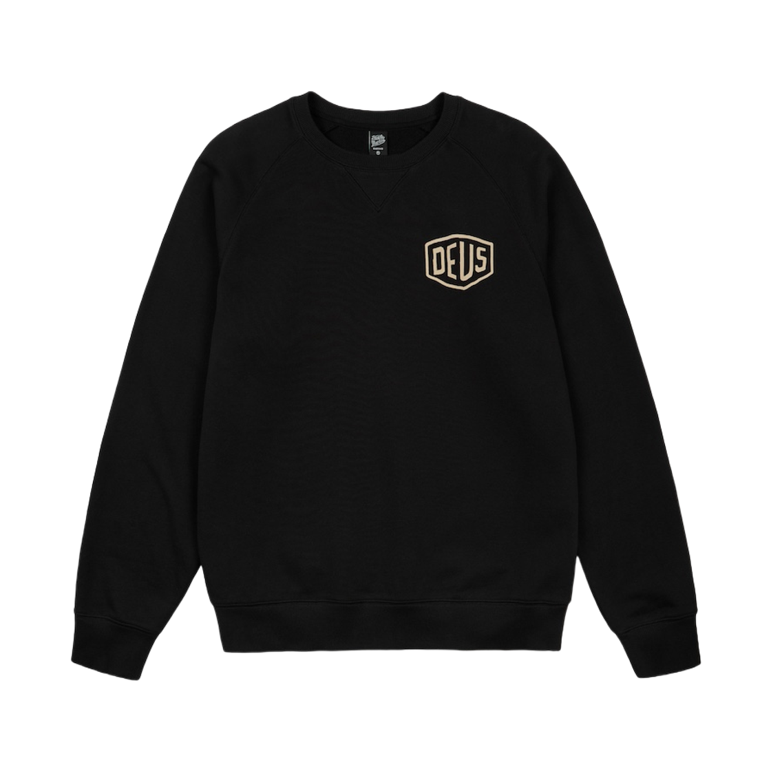 데우스 엑스 마키나 서울 컬리지 어드레스 스웨트 블랙(Deus Ex Machina Seoul College Address Sweat Black)