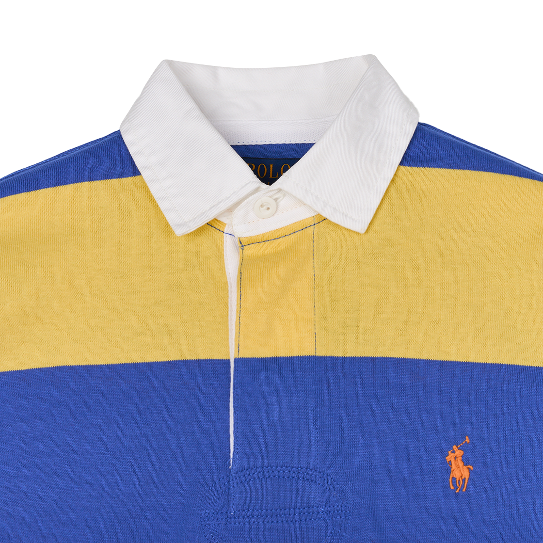 KM5CTSLRLD6YL [30% 적립] Polo Ralph Lauren Classic Fit Striped Jersey Rugby Shirt Yellow - 25FW - #3