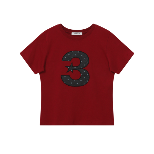 韓国 人気 ロゴTシャツ[BAUF] 3 LOGO DOT SLIM FIT T-SHIRT BAUF 3 logo dot slim  STYLE | KREAM