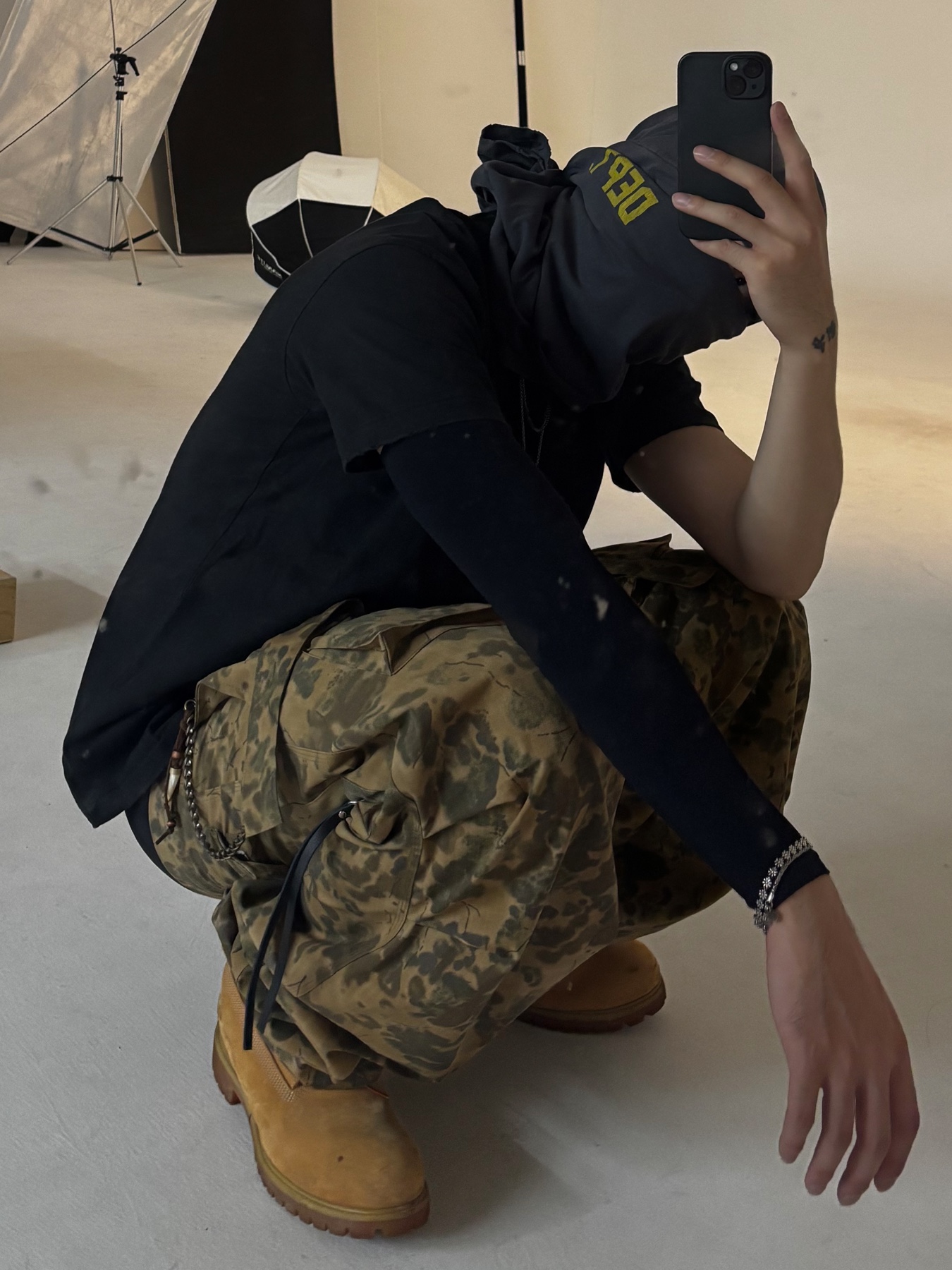 Wapworks Wide Safety Cargo Pants Mold, Timberland Premium 6 inch Waterproof Boot Wheat Nubuck - Wide 착용 스타일 - 1