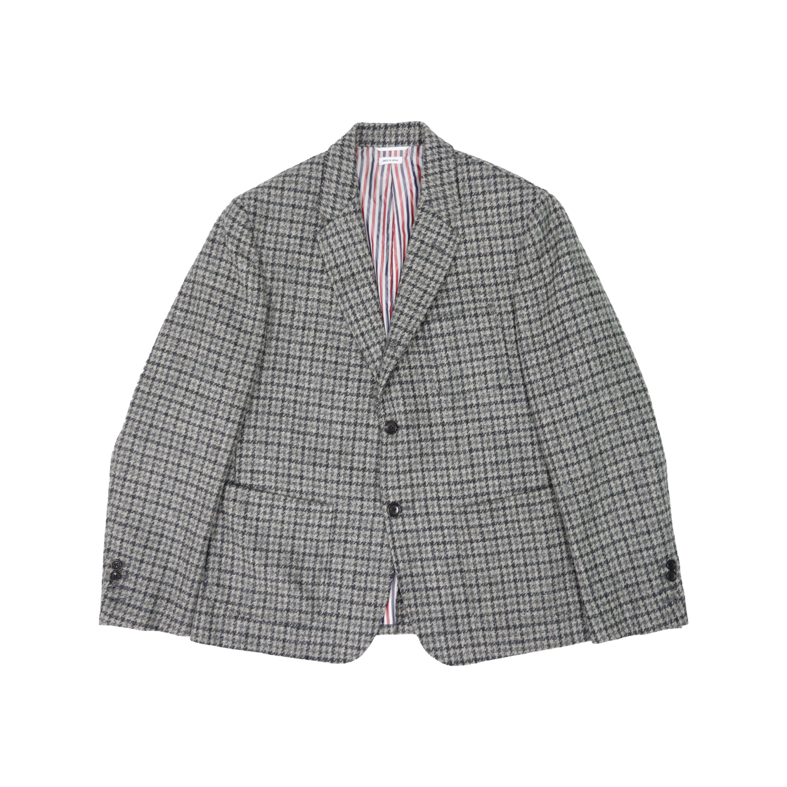 ITG2T3LTS3UM THOM BROWNE Super Wool Jacket in Grey