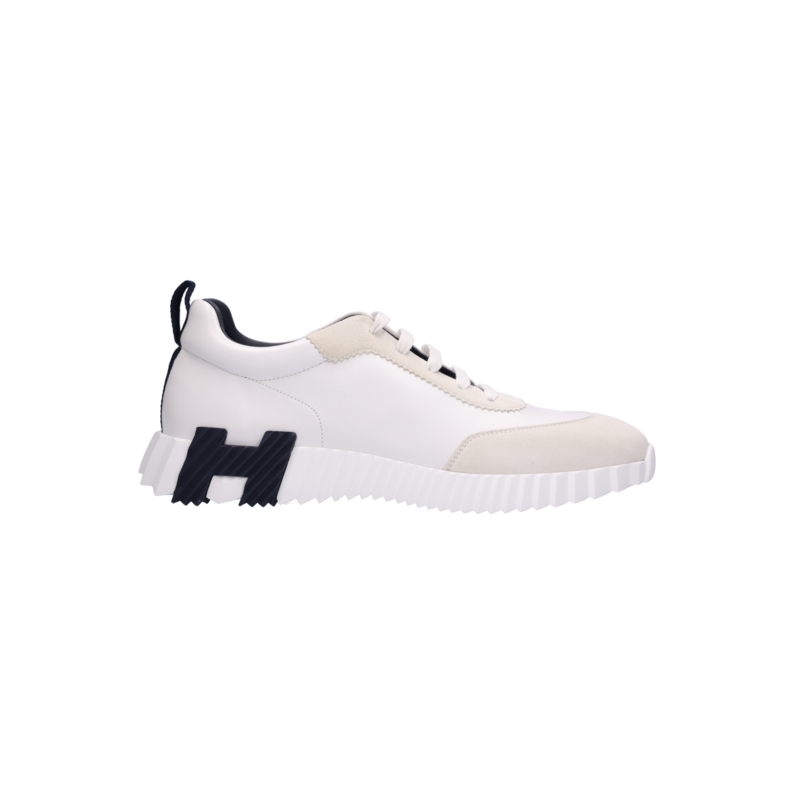 ITTPF8MEMABB HERMES Bouncing Sneakers in Leather Size 44 - 대표 이미지 #1
