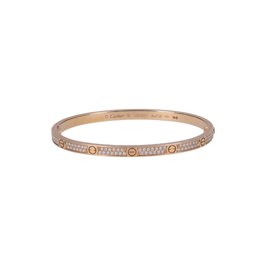ITU3B774VRJF CARTIER Love Bracelet with Diamond in 18K Rose Gold