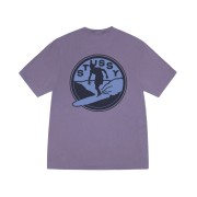 Stussy Surf Club T-Shirt Pigment Dyed Grape