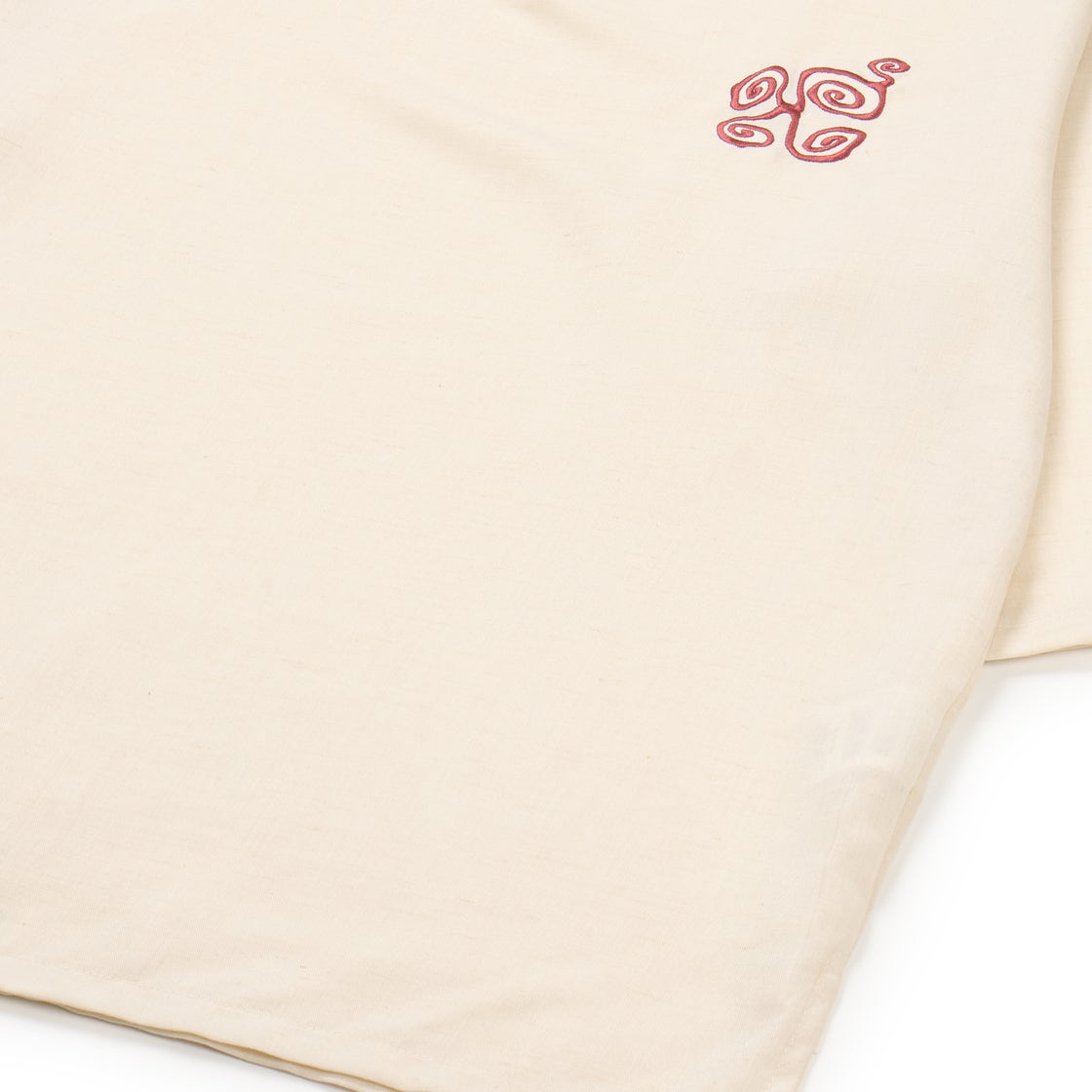 OMNIRA05 Bufotox Spiral V-Neck Shirt Ivory - #4