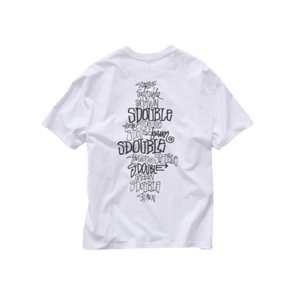 에스더블 스크립트 스택 티셔츠 화이트(S/Double Script Stack T-Shirt White)