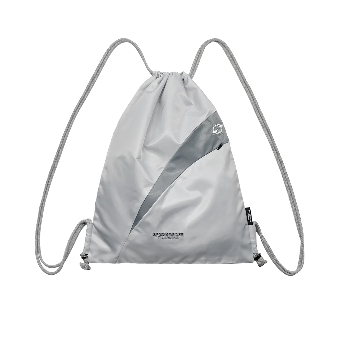 비피투디스오더 BPT 스몰 심볼 로고 짐색 라이트 그레이(BP2DISORDER Small Symbol Logo Gymsack Light Gray)