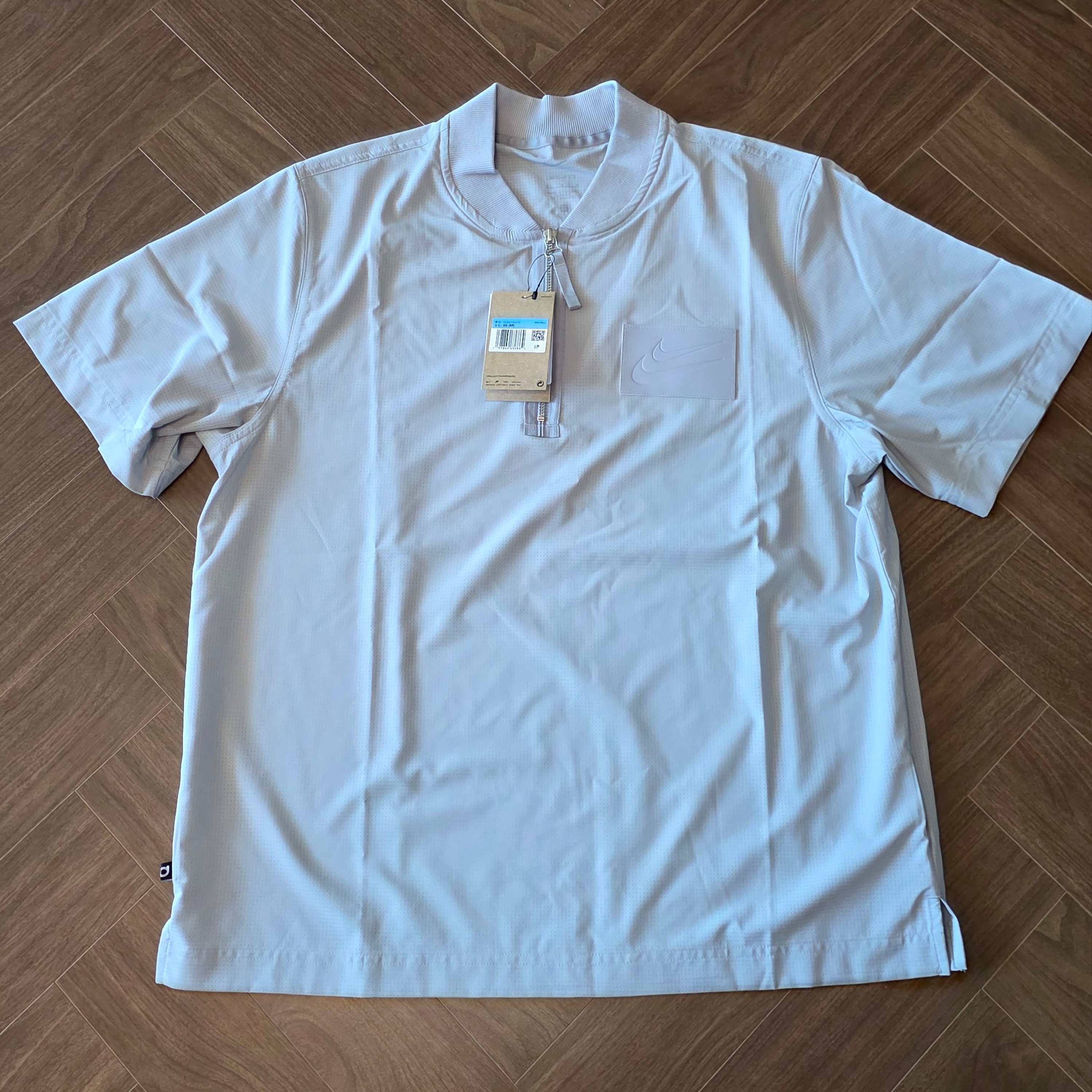 Nike Kevin Durant Dri-Fit Short Sleeve Basketball Top Wolf Grey Photon Dust - Asia 착용 스타일
