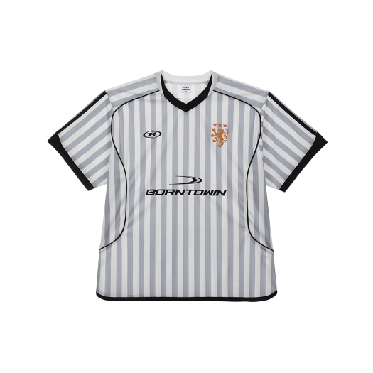 BG2MST203WH BORN TO WIN Symbol B Soccer Stripe Jersey White