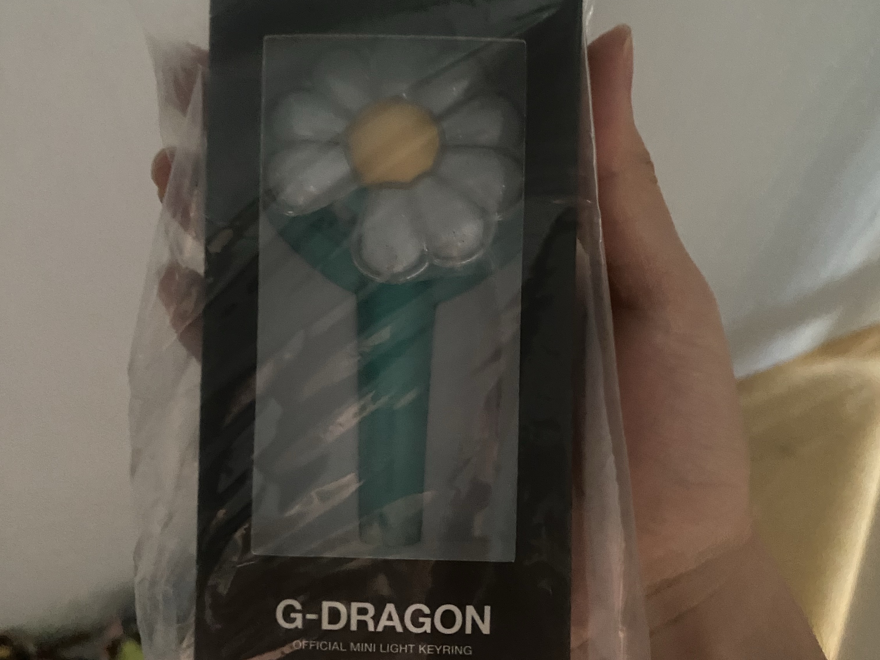 G-DRAGON Ubermensch Official Mini Light Keyring Mint 착용 스타일