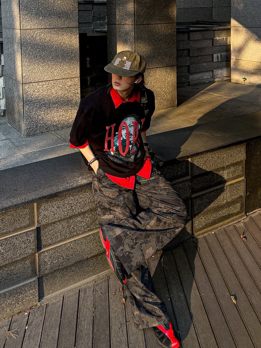 GRAILZ Pain Ends T-Shirts Black 착용 스타일 - 1