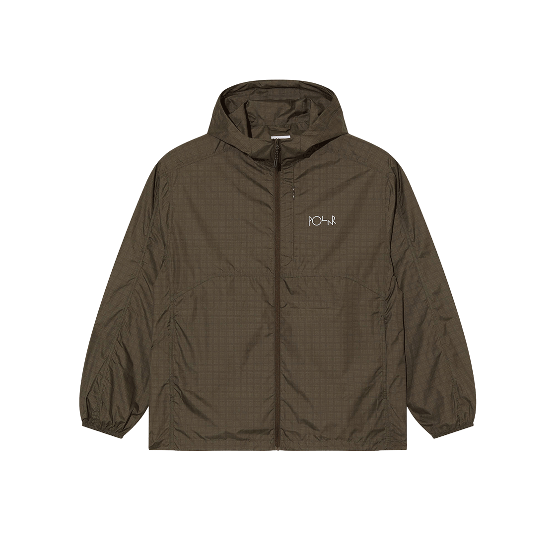 P000BKCU Polar Skate Co. Chase Shell Jacket Brown