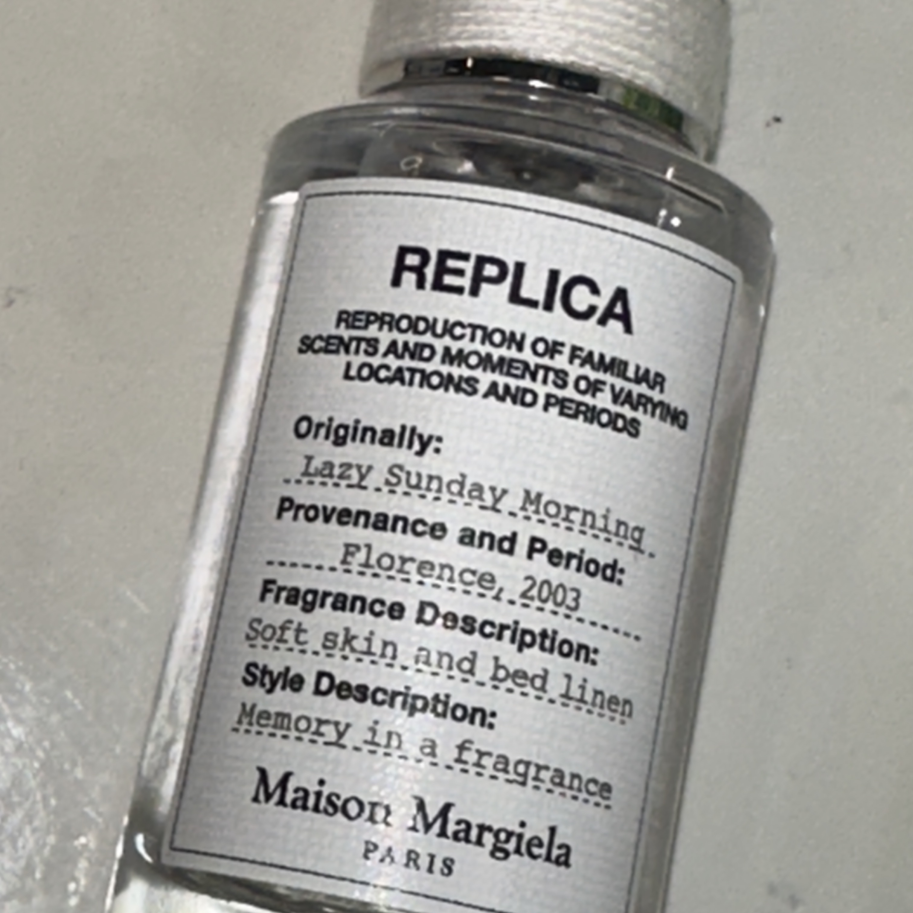 Maison Margiela Replica Lazy Sunday Morning Eau De Toilette 30ml 착용 스타일