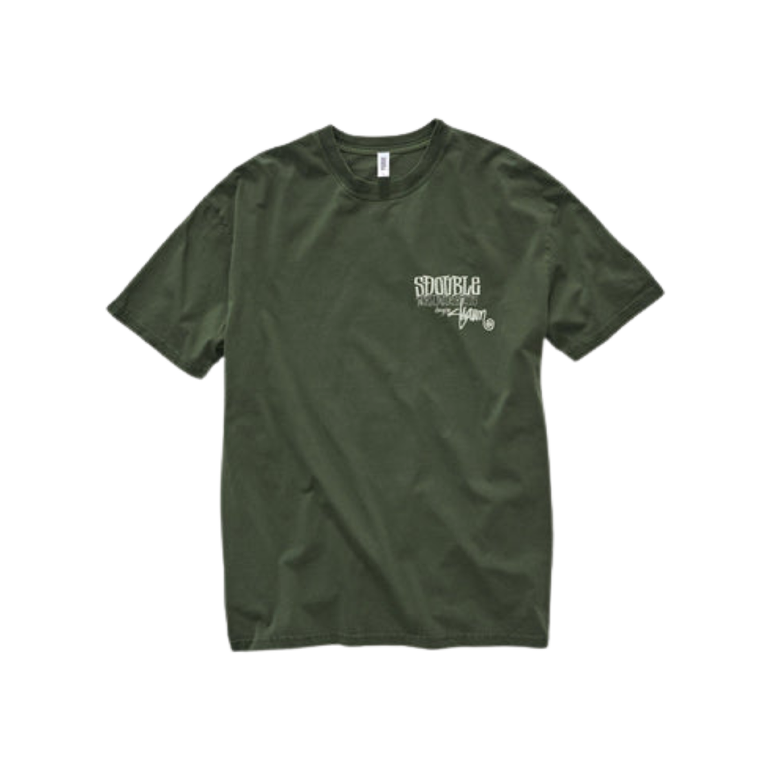 에스더블 월드 와이드 루츠 티셔츠 워시드 포레스트(S/Double World Wide Roots T-Shirt Washed Forest) - 2