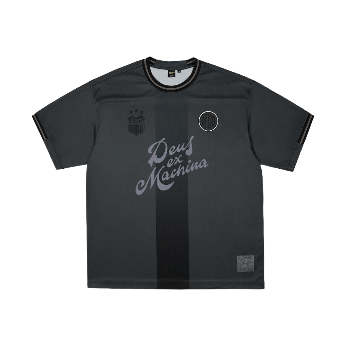 - Deus Ex Machina Football T-Shirt D/Grey