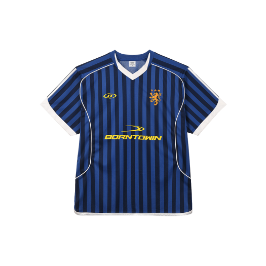 BG2MST203BL BORN TO WIN Symbol B Soccer Stripe Jersey Blue