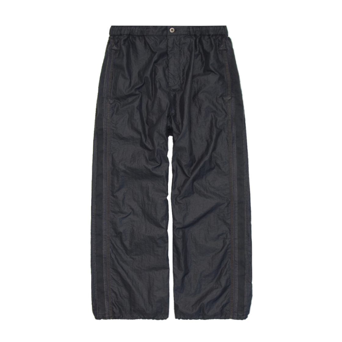 PL5OTP0501I6 Polyteru Glossy Track Pants Dark Navy - 대표 이미지 #1