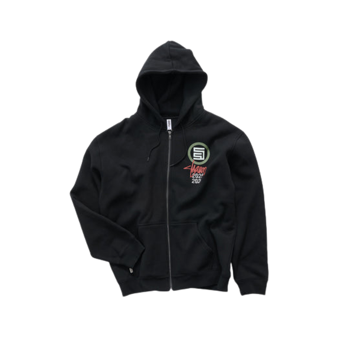 에스더블 25/26 집 스루 후드 블랙(S/Double 25/26 Zip Through Hoodie Black)