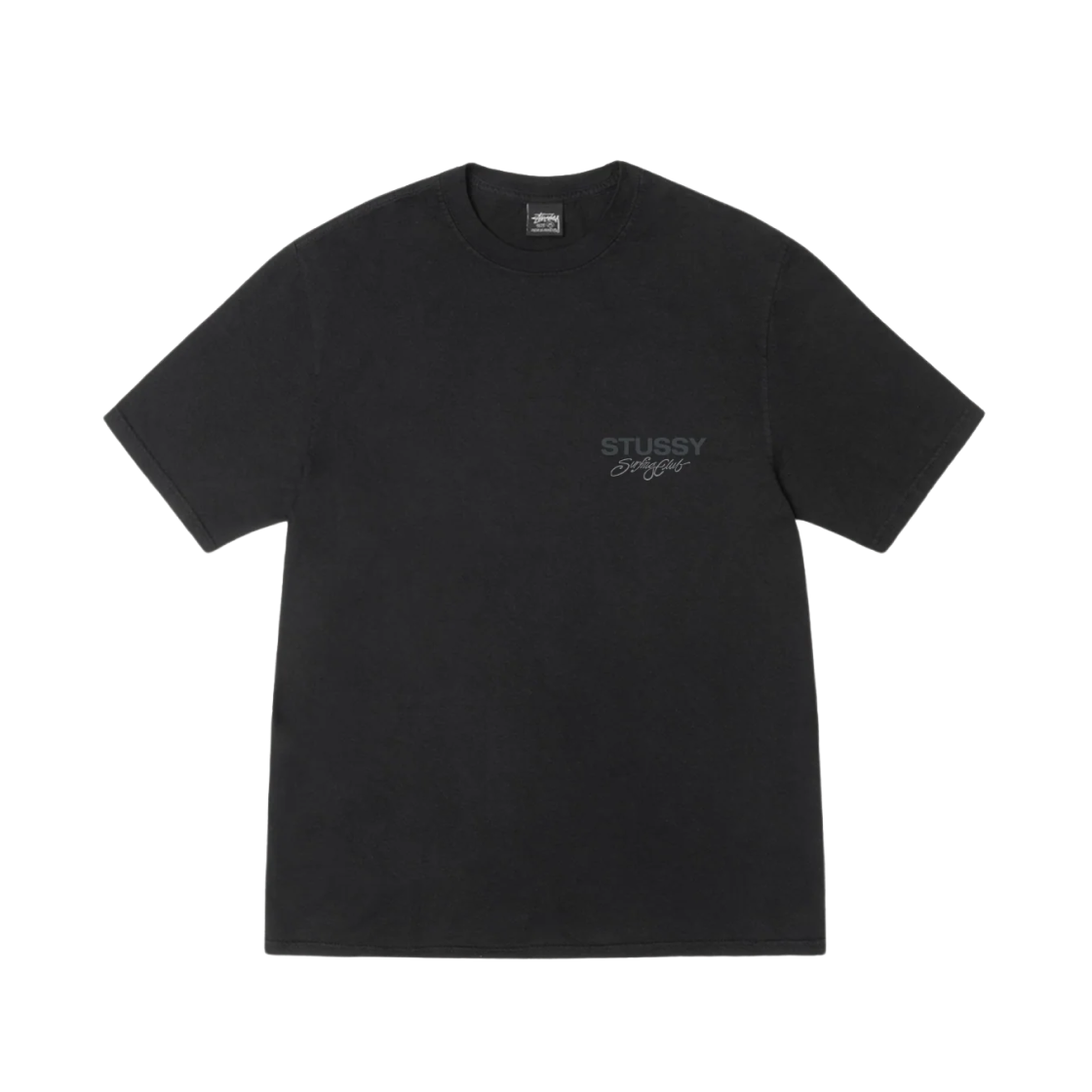 스투시 서프 클럽 티셔츠 피그먼트 다이드 블랙(Stussy Surf Club T-Shirt Pigment Dyed Black) - 2