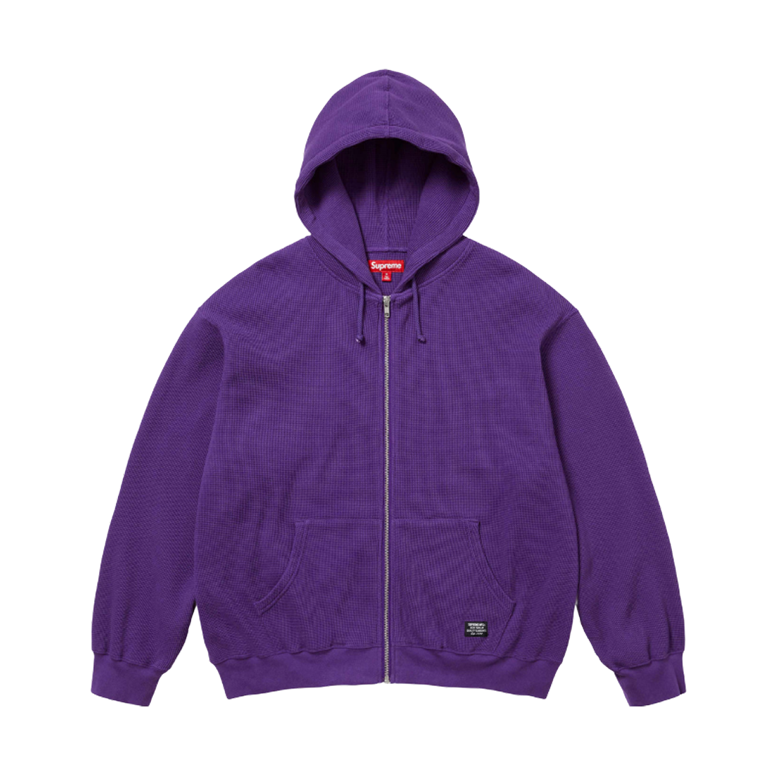 - Supreme Thermal Hooded Zip Up Purple - 25SS