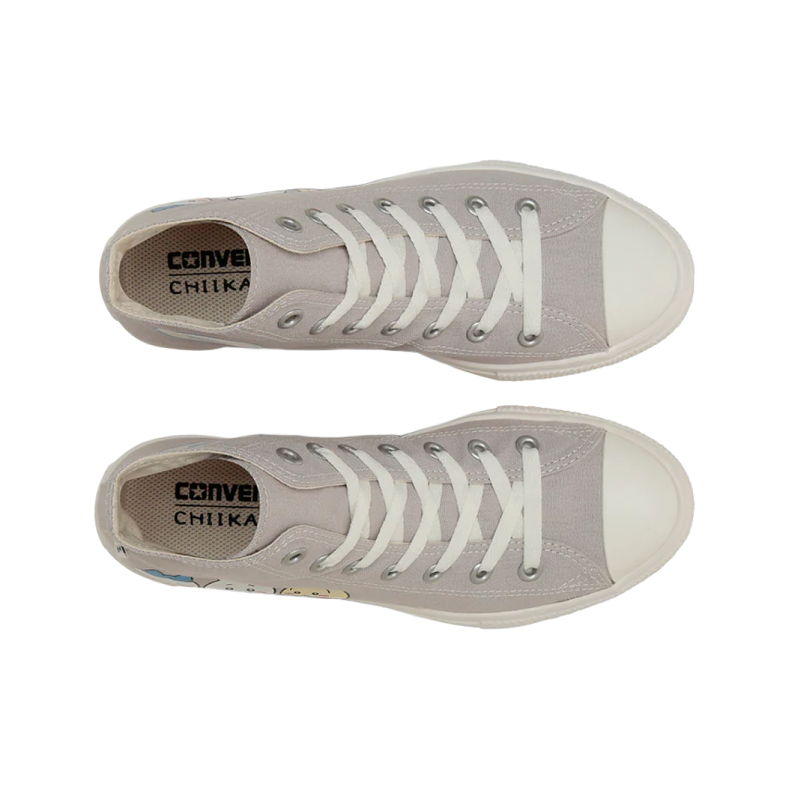 컨버스 x 치이카와 올스타 라이트 PLTS 하이 라이트 그레이(Converse x Chiikawa All Star Light PLTS Hi Light Gray) - 2