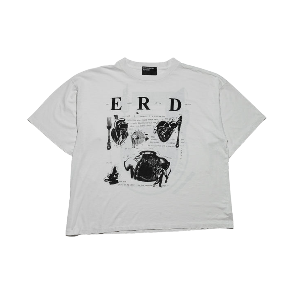 앙팡 리쉬 데프리메 마이 롤 인 더 워 티셔츠 페이디드 화이트