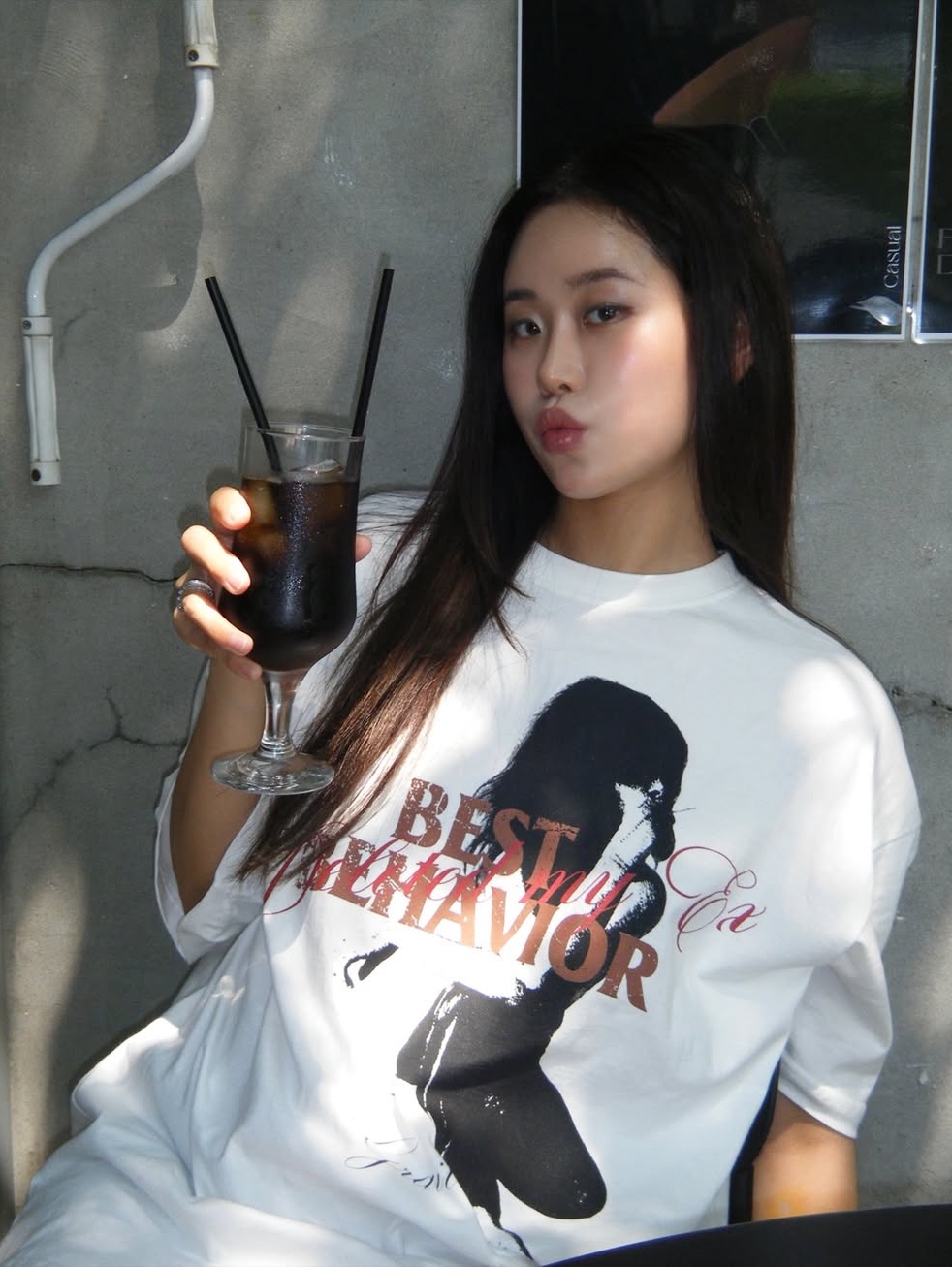 GRAILZ Behavior T-Shirts White 착용 스타일 - 1