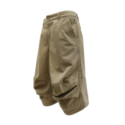 Farfromwhat Far Curved Knee Shorts Beige