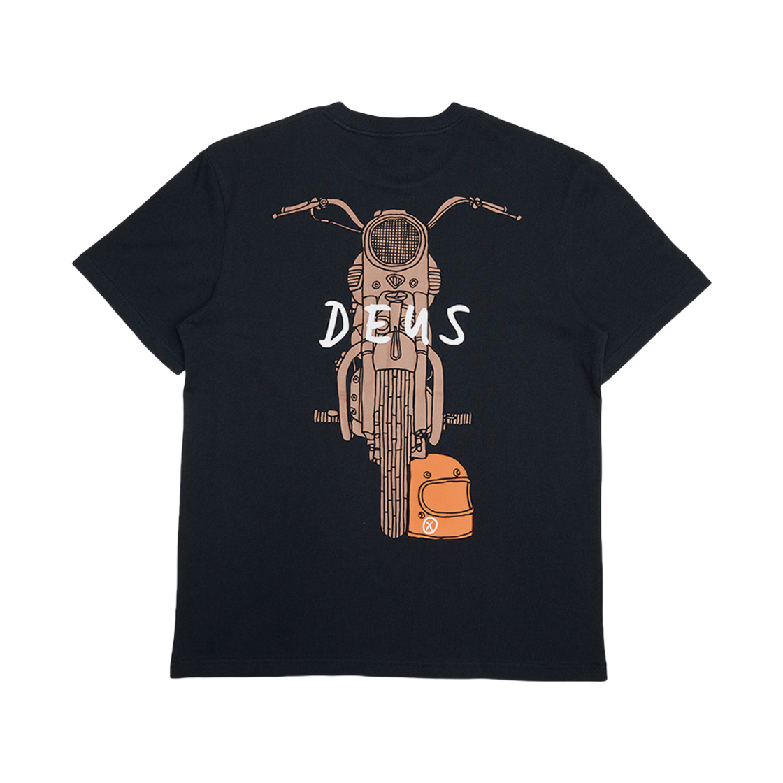DMF241747D-BLK Deus Ex Machina Frontage T-Shirt Black