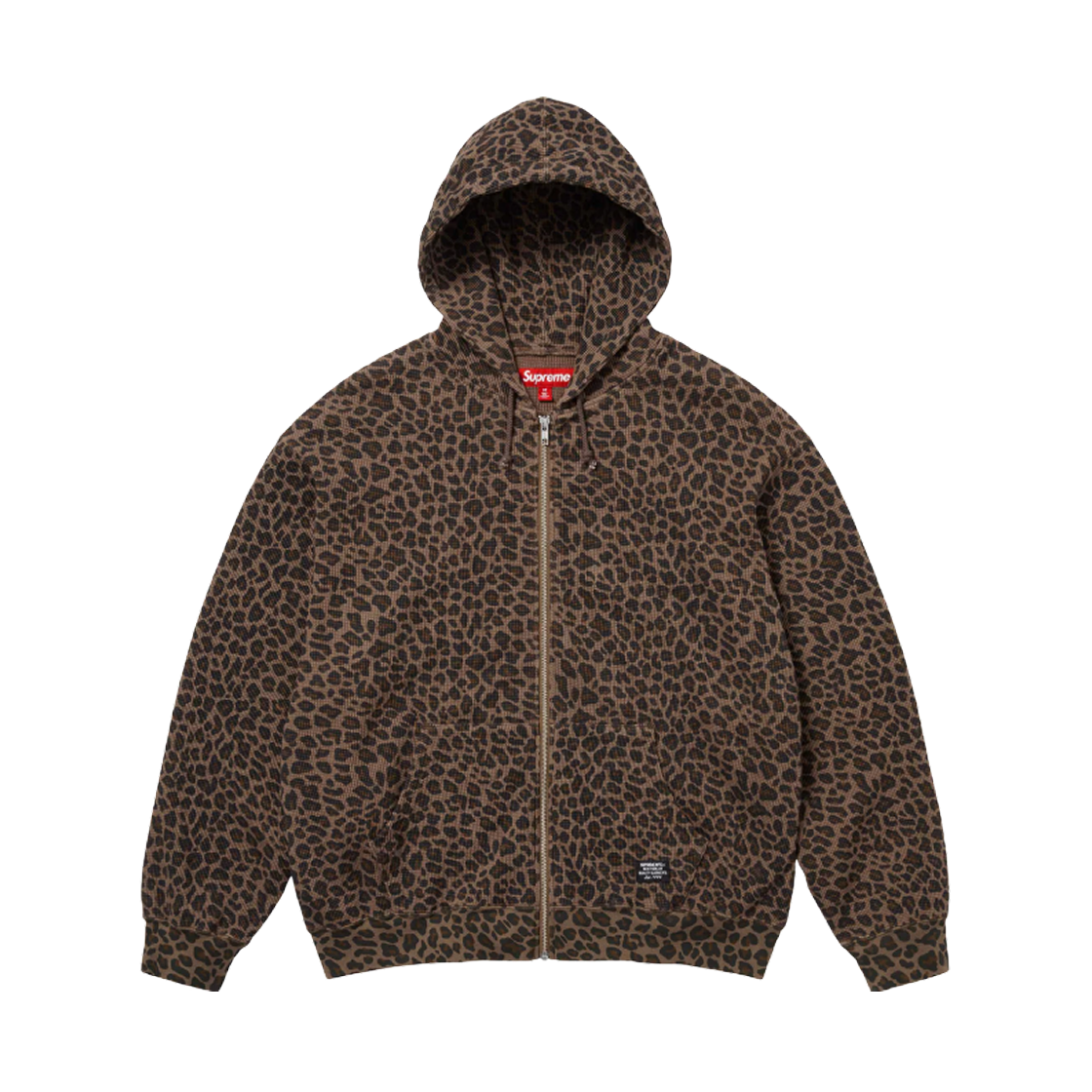 슈프림 써멀 후드 집업 레오파드 - 25SS(Supreme Thermal Hooded Zip Up Leopard - 25SS)
