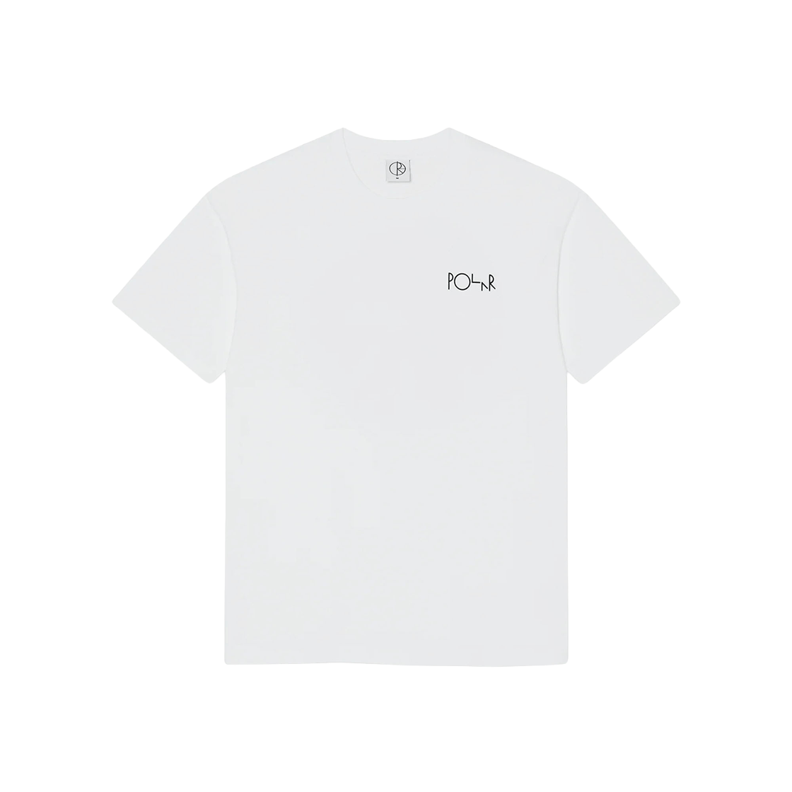 P000BKAZ Polar Skate Co. Fill Logo Klez Tee White