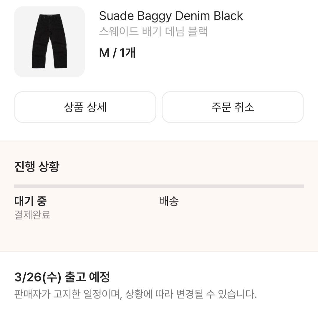 Suade Baggy Denim Black 착용 스타일