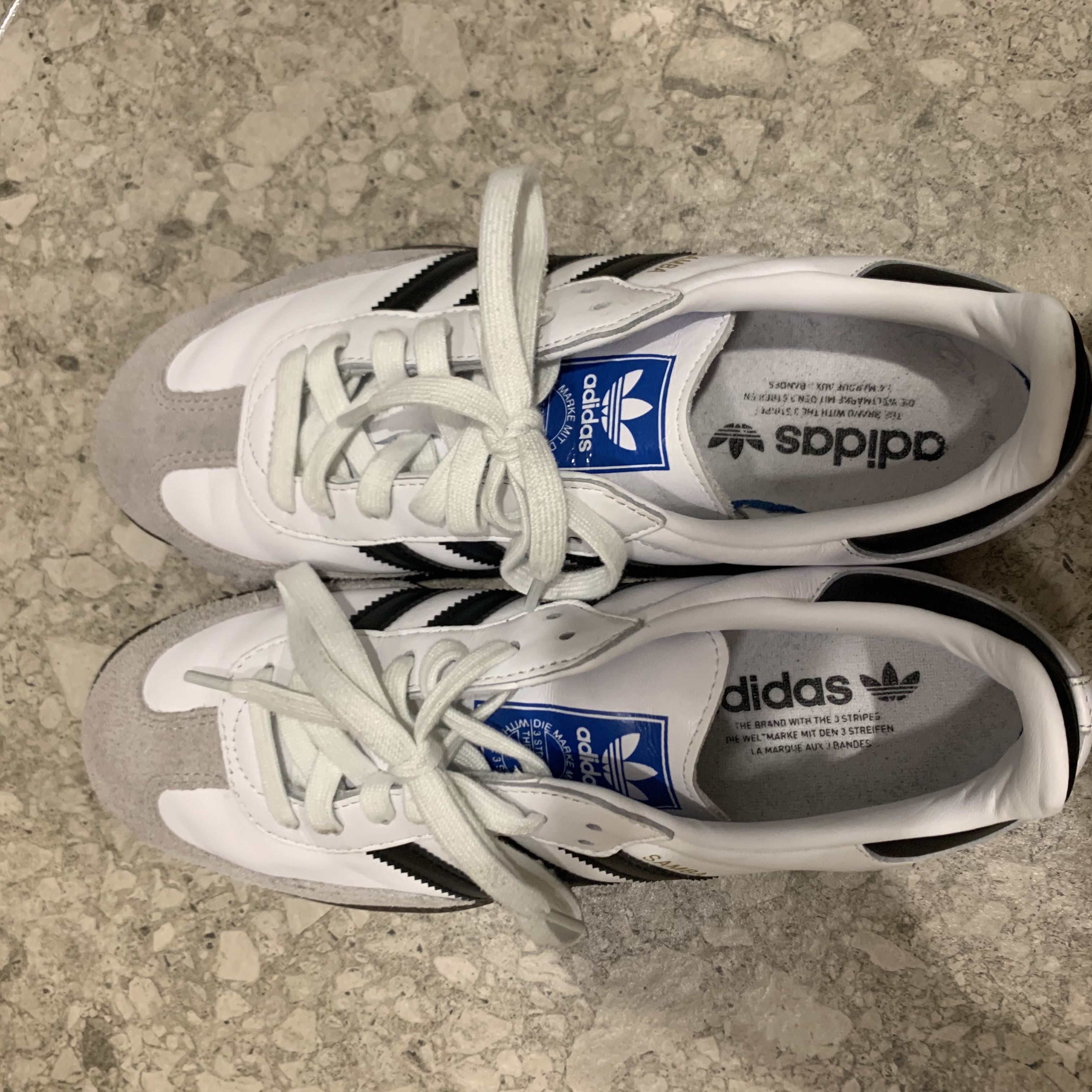 Adidas Samba OG Cloud White 착용 스타일