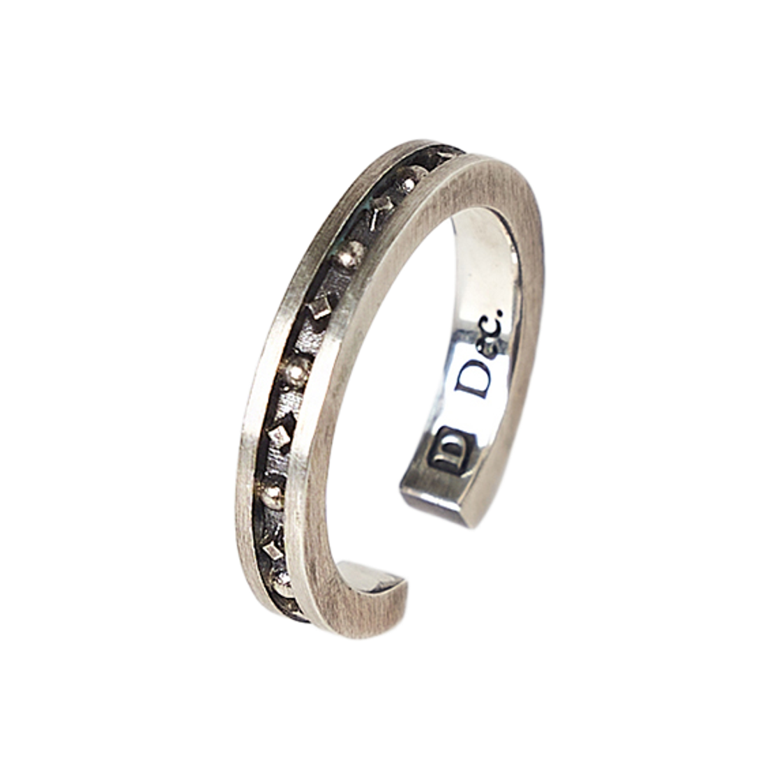 디셈버텐 디테일 오픈 링 스털링 실버(December Ten Detail Open Ring Sterling Silver) - 3