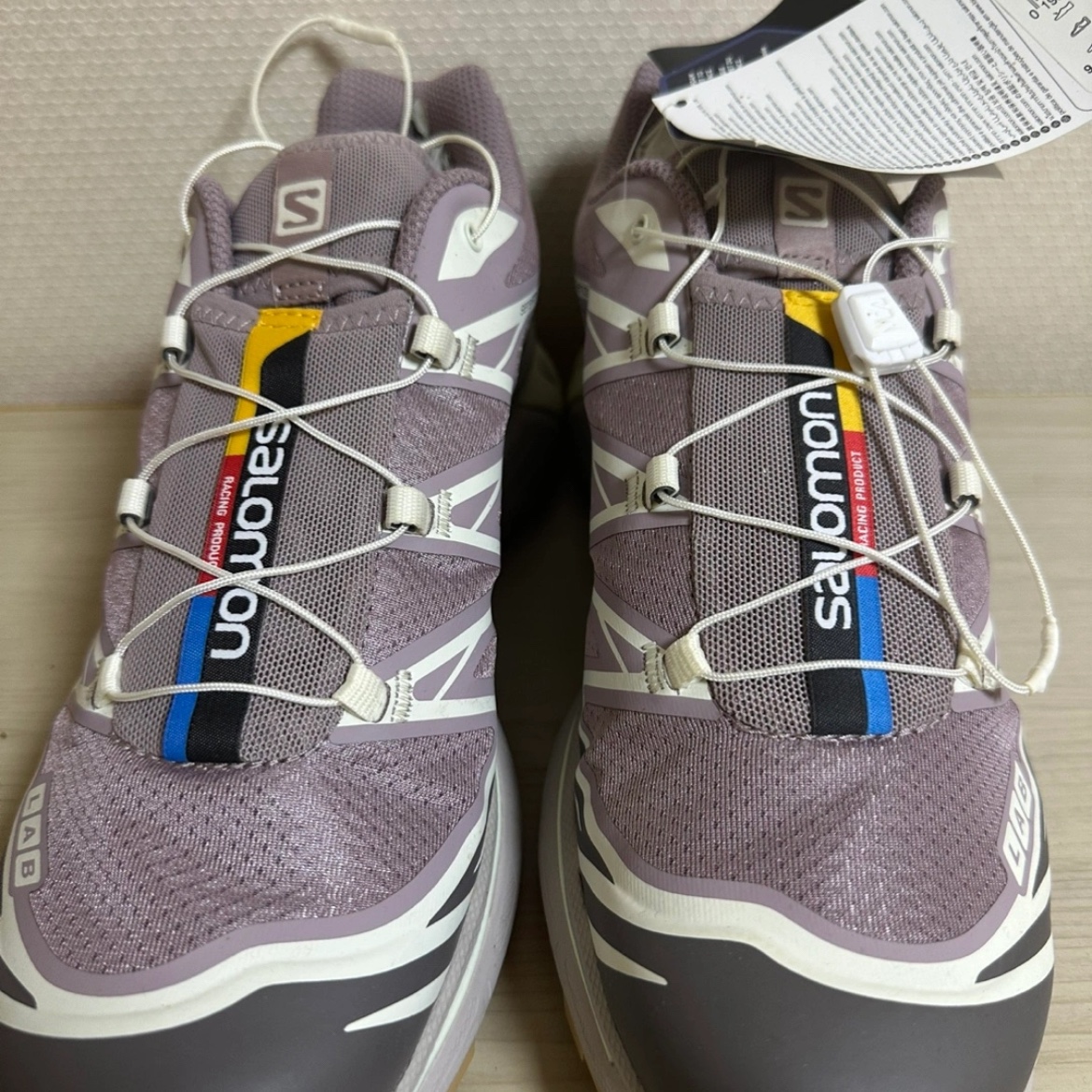 Salomon XT-6 Quail Plum Kitten 착용 스타일