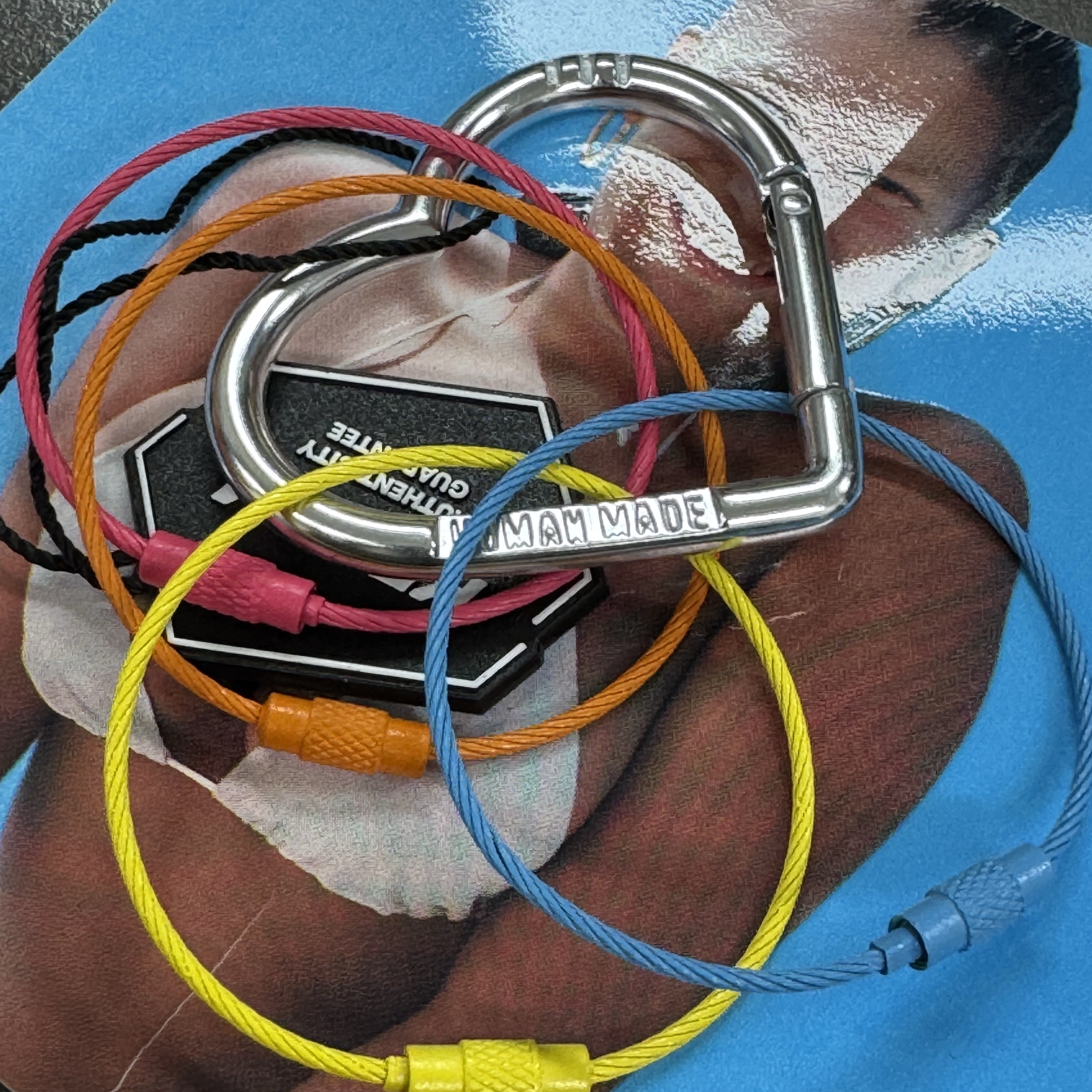 Human Made Heart Carabiner Silver 착용 스타일