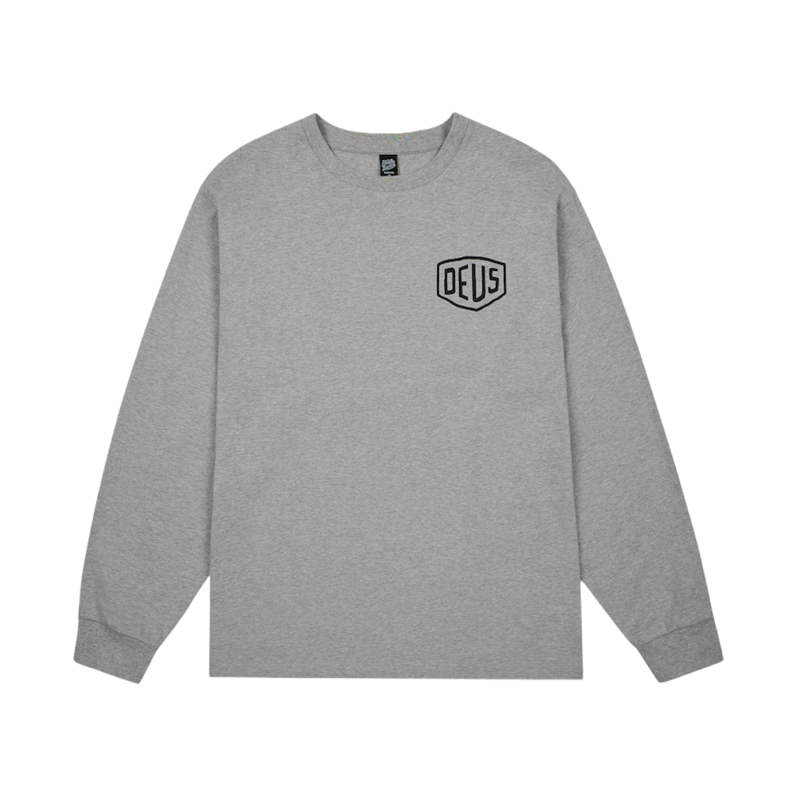 D251ULT010-093 Deus Ex Machina Seoul College Address Long Sleeve T-Shirt M Grey