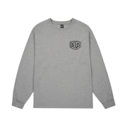Deus Ex Machina Seoul College Address Long Sleeve T-Shirt M Grey