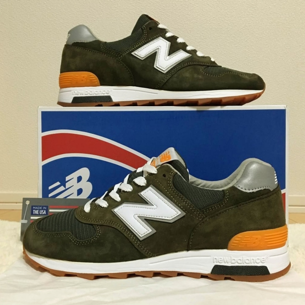 New Balance 1400 Made in USA Black Red 착용 스타일