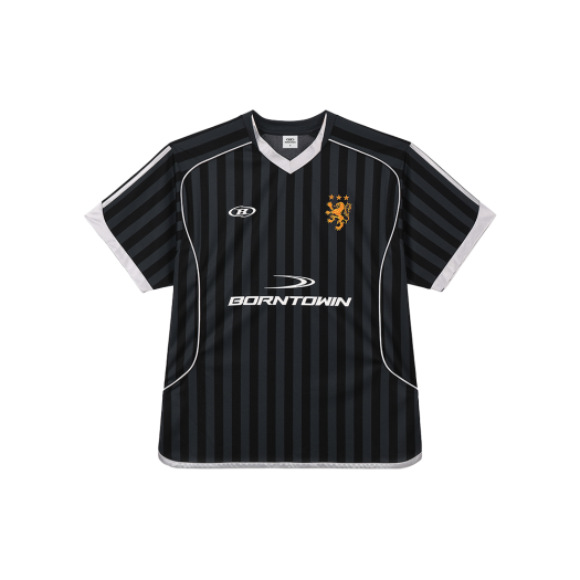 BG2MST203BK BORN TO WIN Symbol B Soccer Stripe Jersey Black