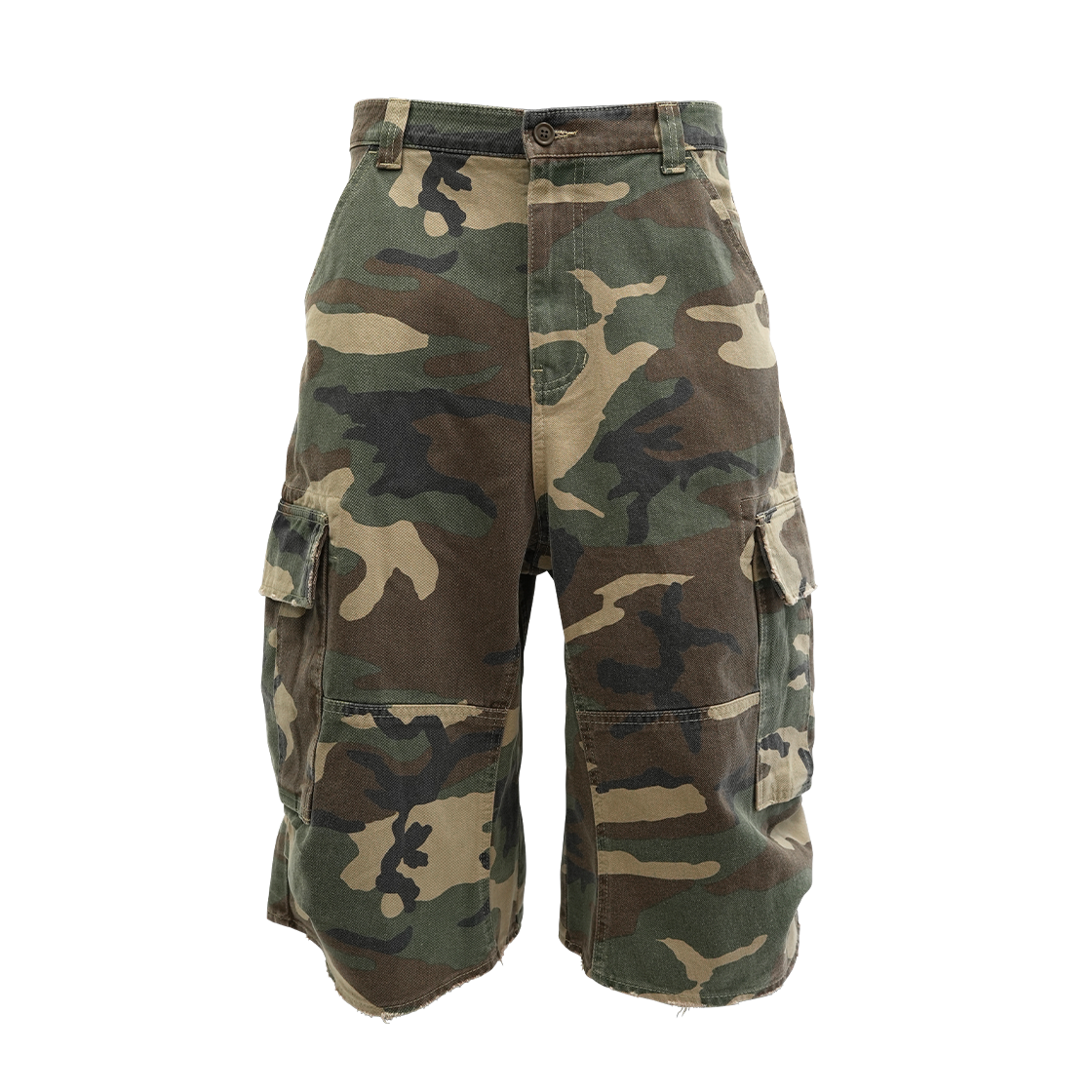 25027-9621-011-GC Farfromwhat Far Camo Cago Shorts