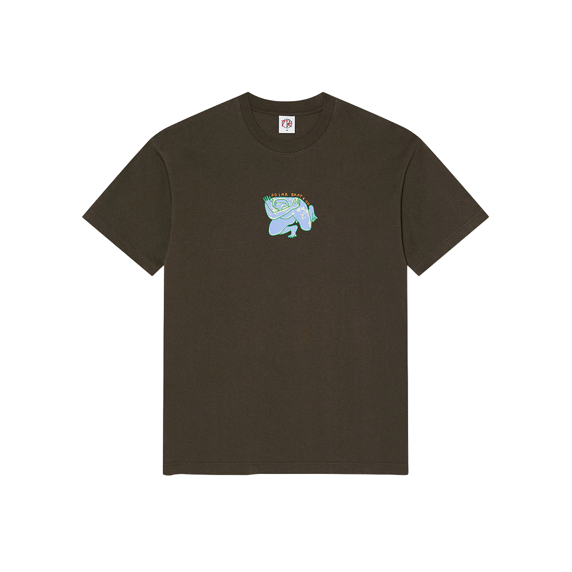 P000BKDK Polar Skate Co. Shy Bow Tee Brown