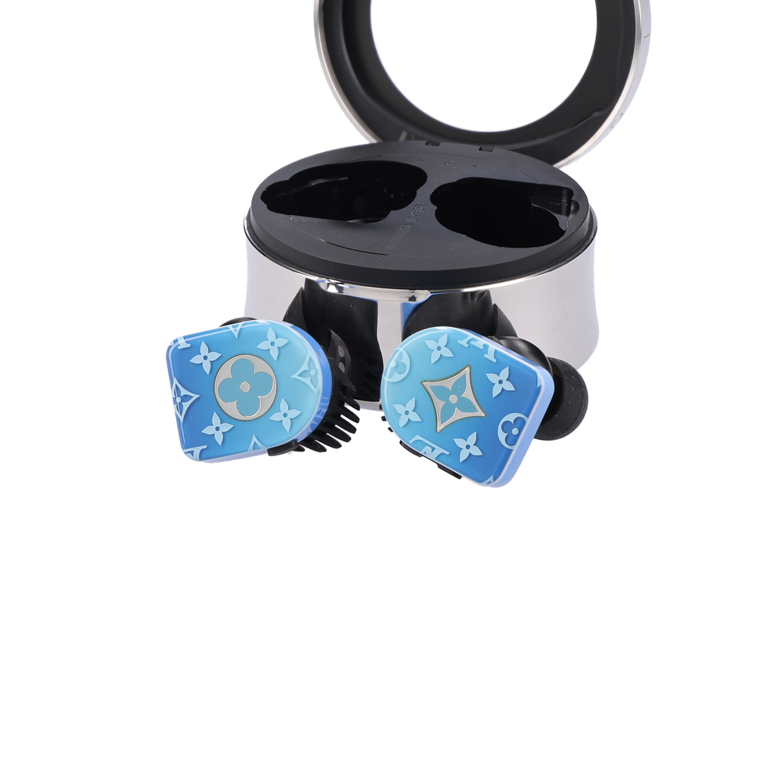 ITCML593T7P3 LOUIS VUITTON Horizon Wireless Earphones in Stainless Steel Blue Water - #4