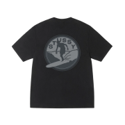 Stussy Surf Club T-Shirt Pigment Dyed Black