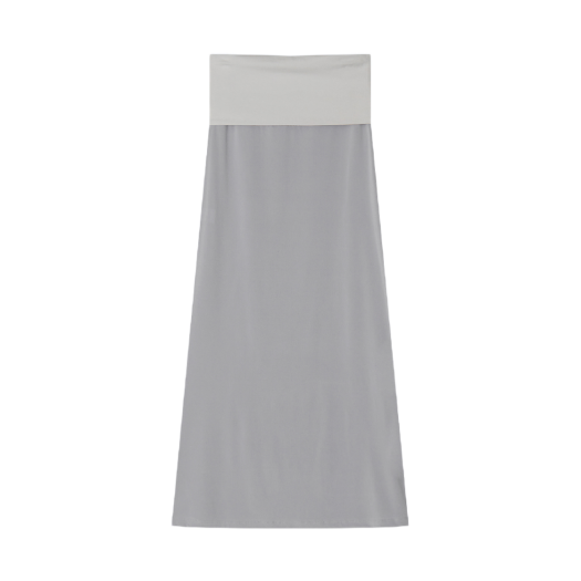 P0000EZH FOR HER Flo Summer Skirt Silvergray