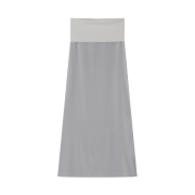 FOR HER Flo Summer Skirt Silvergray